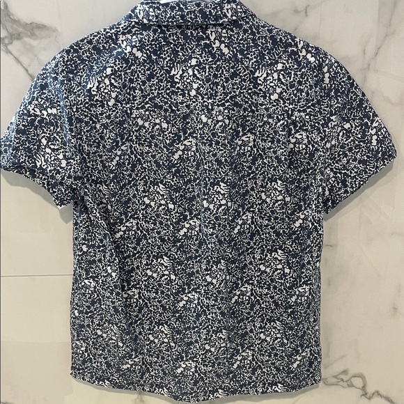 Treasure & Bond Blue and White Floral Button Down Shirt - Picture 5 of 5